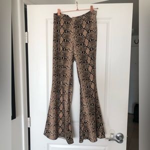 Zara Snake Print Pants